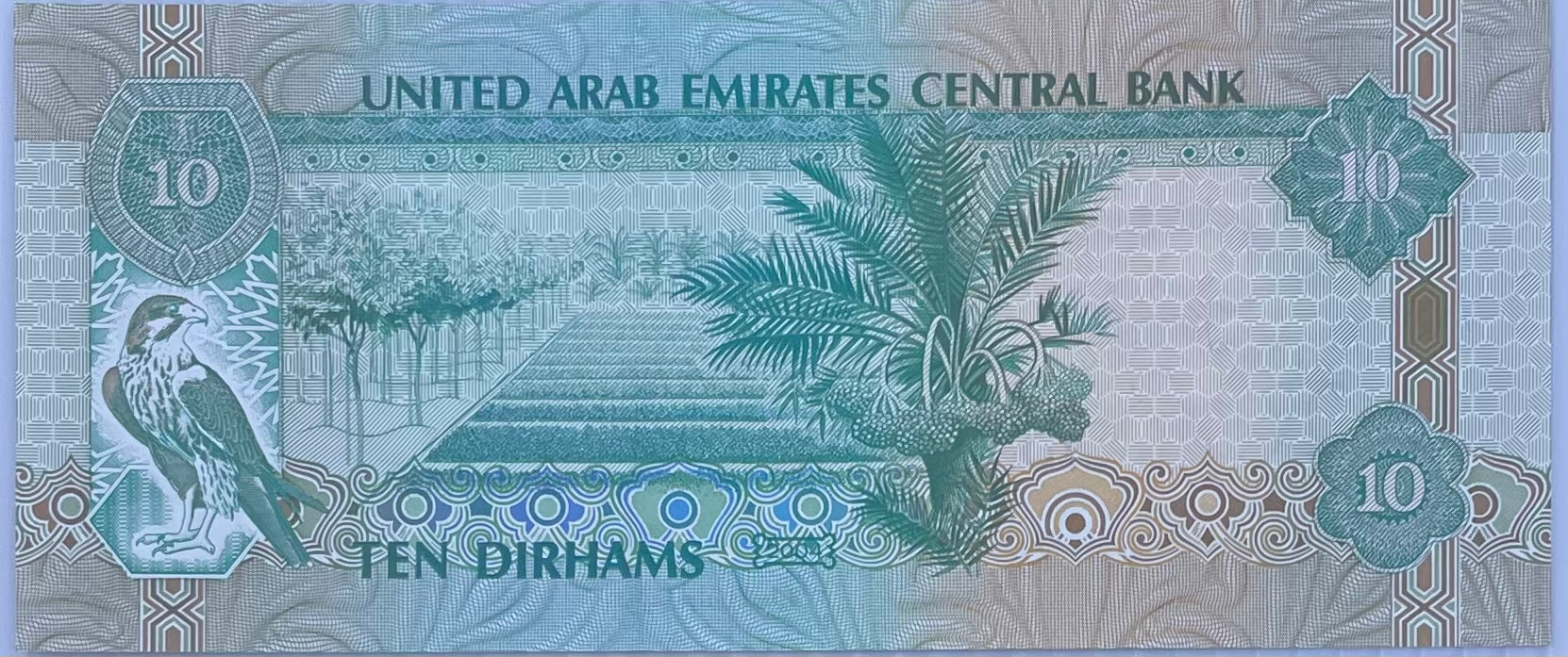 2004 UAE 10 Dirhams P-20 UNC World Banknote